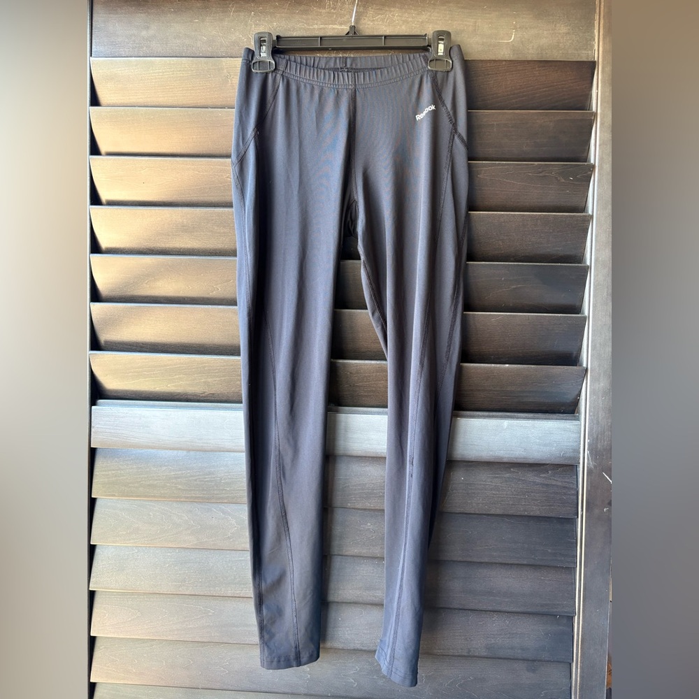 Reebok Black Leggings Medium Play Dry